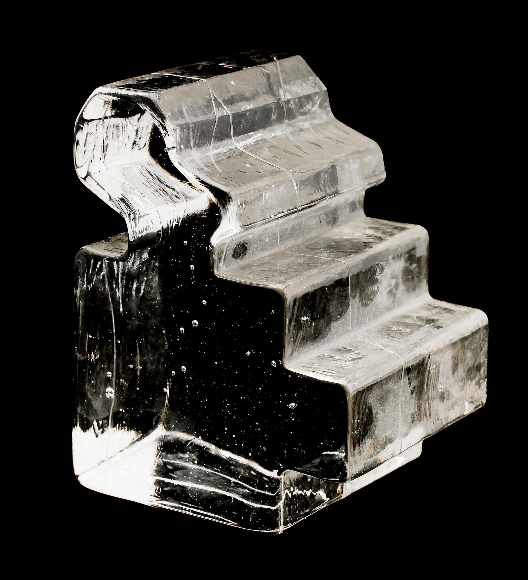 EDVIN ÖHRSTRÖM, skulptur, glas, sign.