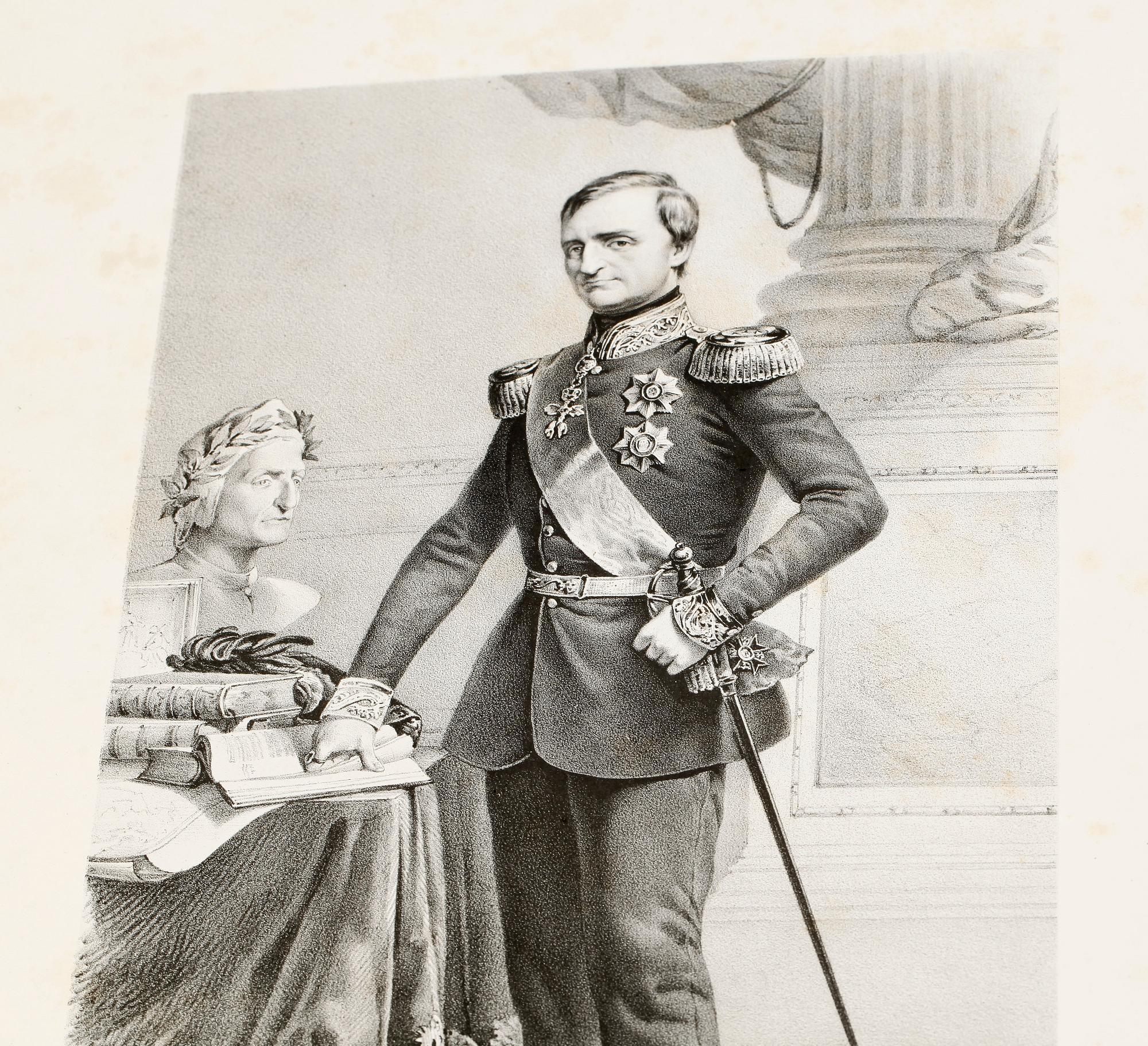 BOK, "Geschichte der Sächsischen Armee in wort und bild" av Ferd. Hauthal, Leipzig 1859.