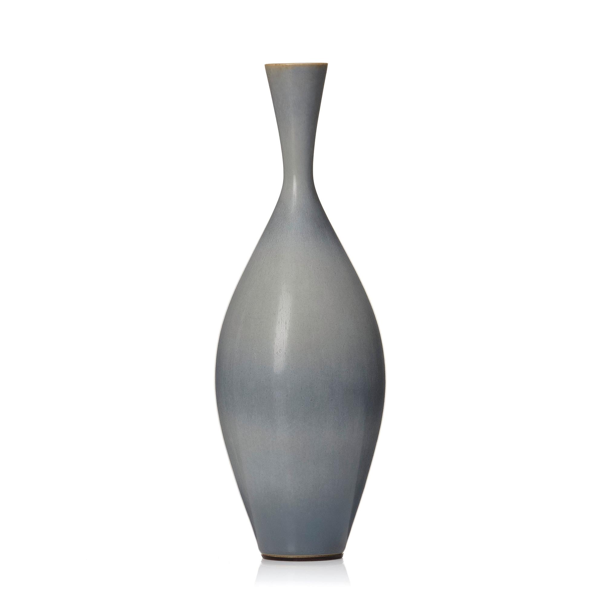 Berndt Friberg, a stoneware vase, Gustavsberg studio, Sweden 1957.