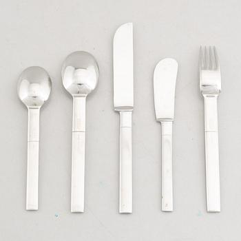 Gunnar cyrén, a 52-piece "Nobel" stainless steel cutlery set, Yamazaki, Gense & Berndorf.