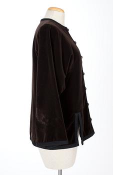 An Yves Saint Laurent jacket, from the Russian Collection.