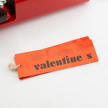 Ettore Sottsass, typewriter, "Valentine s", Olivetti, Italy.