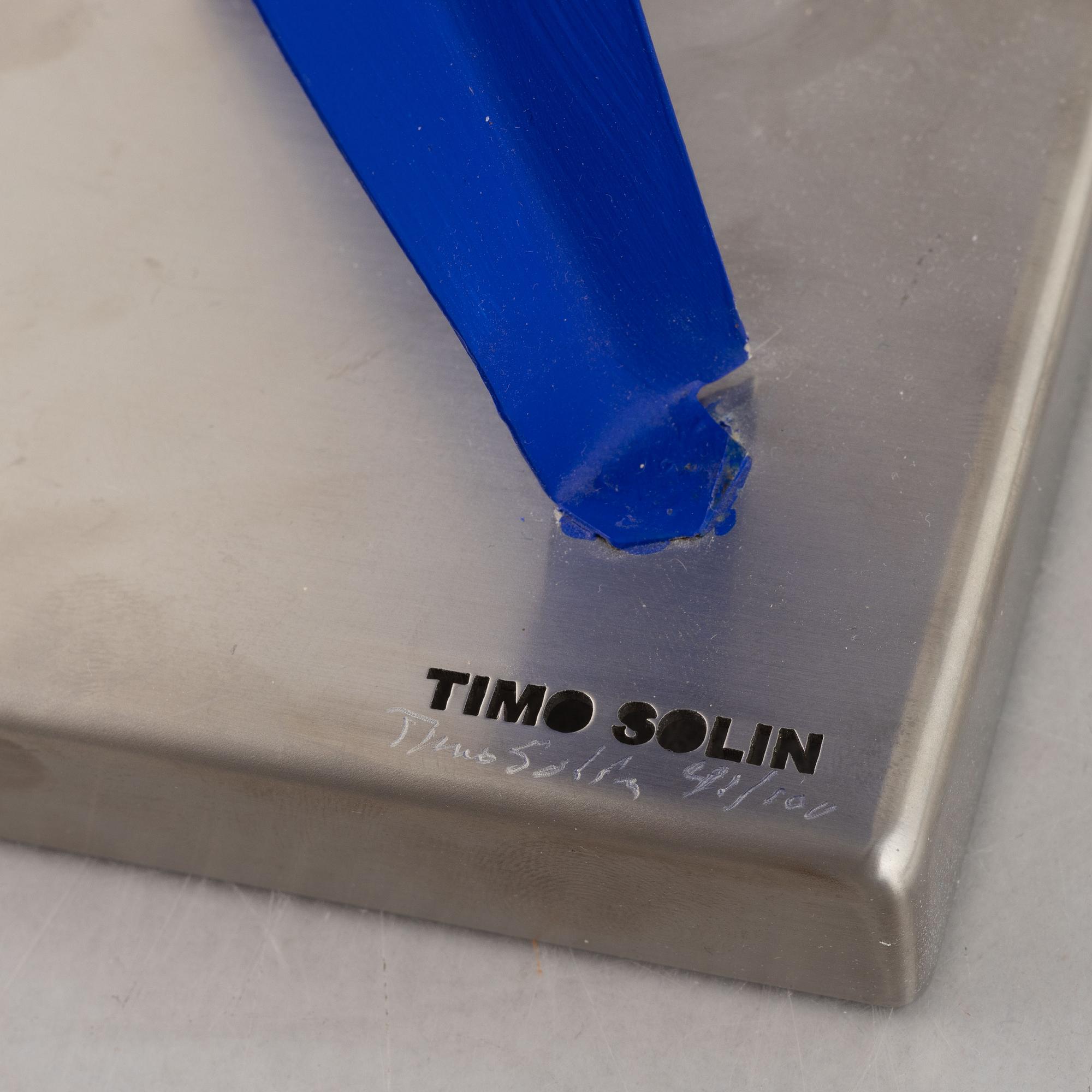 Timo Solin, Blå kvinna med rött hår.