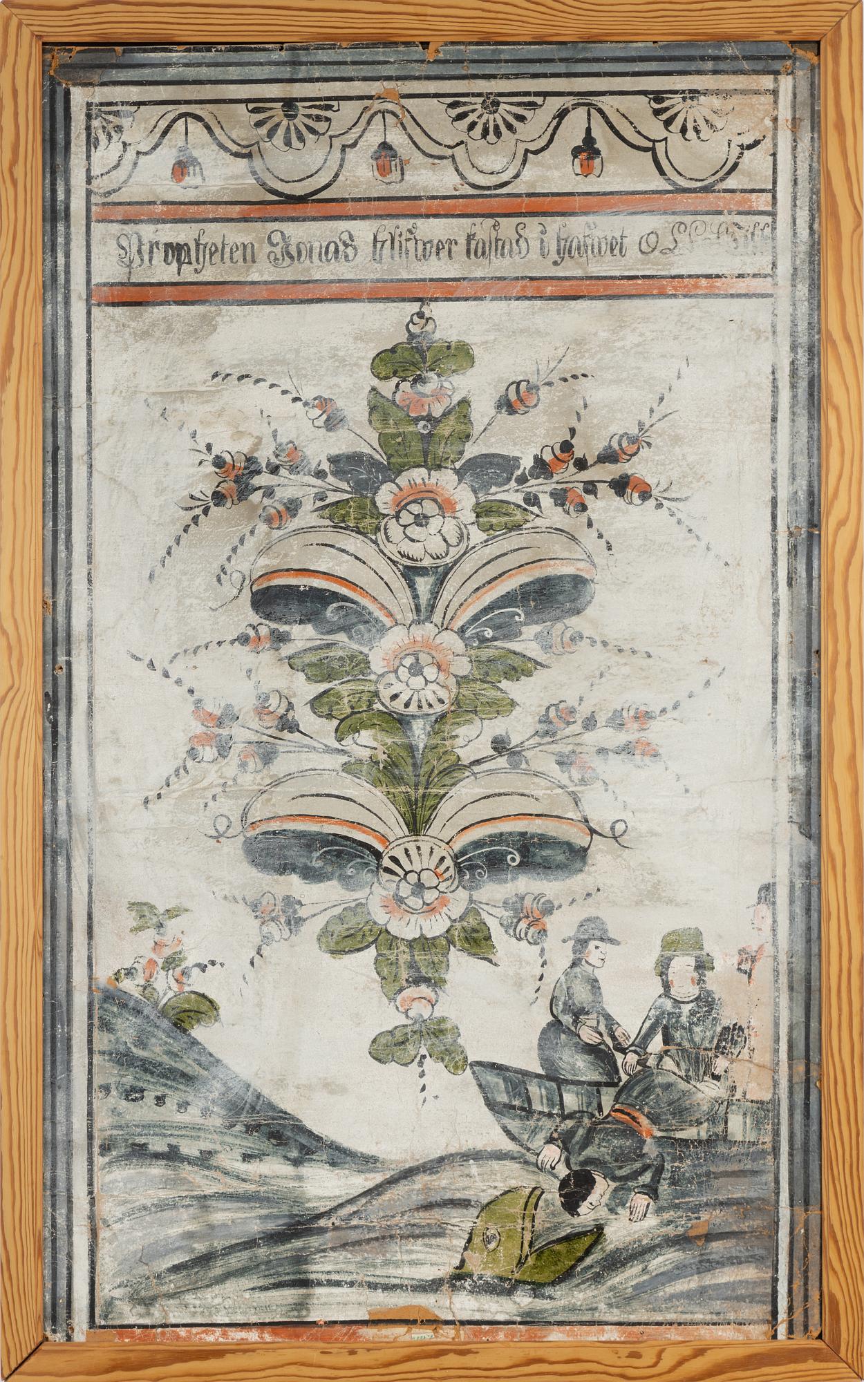 A traditional Swedish painting, 19th Century.