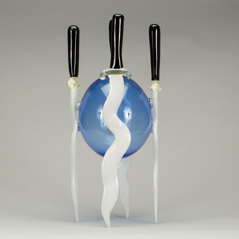 ERNST BILLGREN, skulptur, glas, signerad och numrerad 3/29.