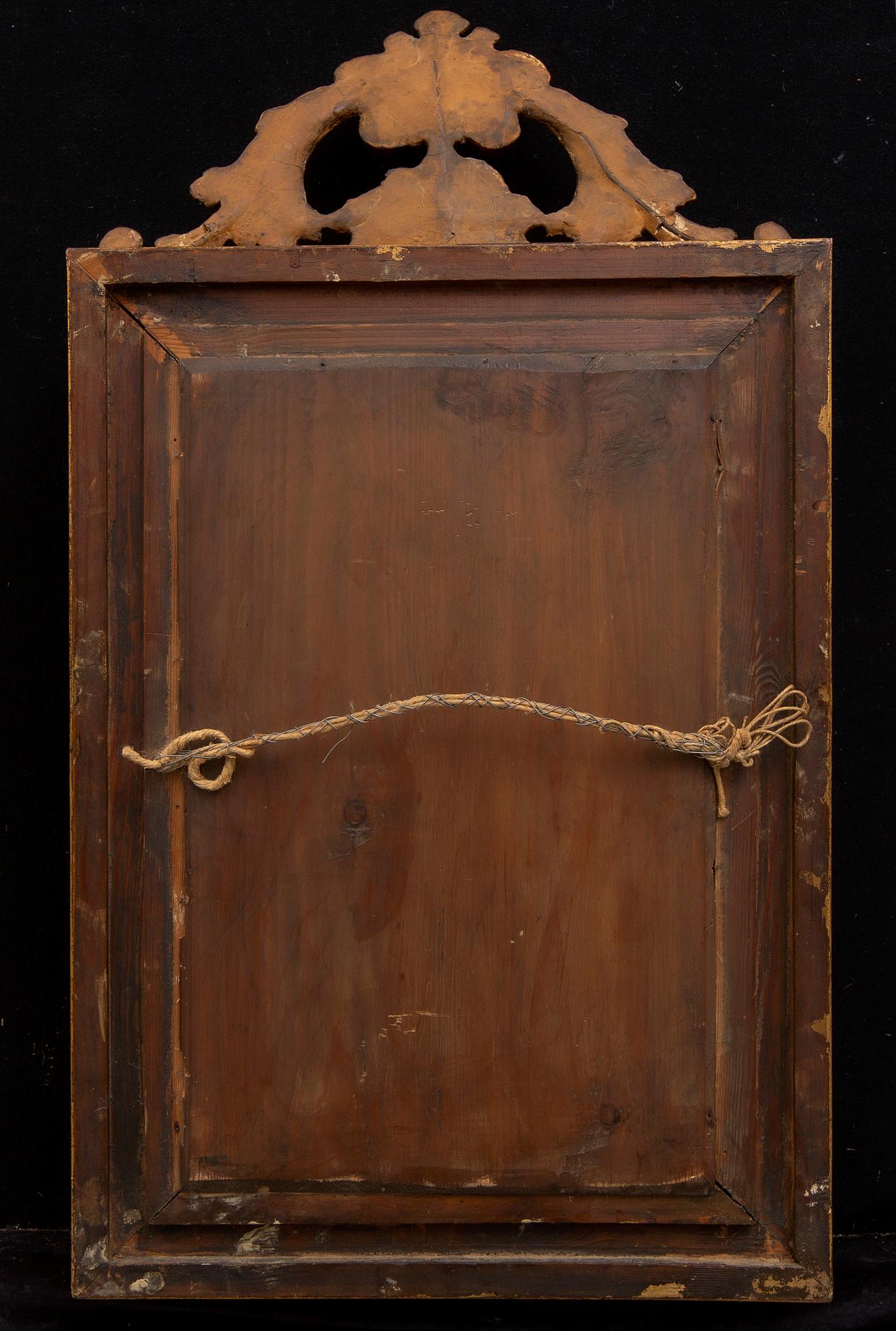 Spegel, rokokostil, 1800-talets slut.