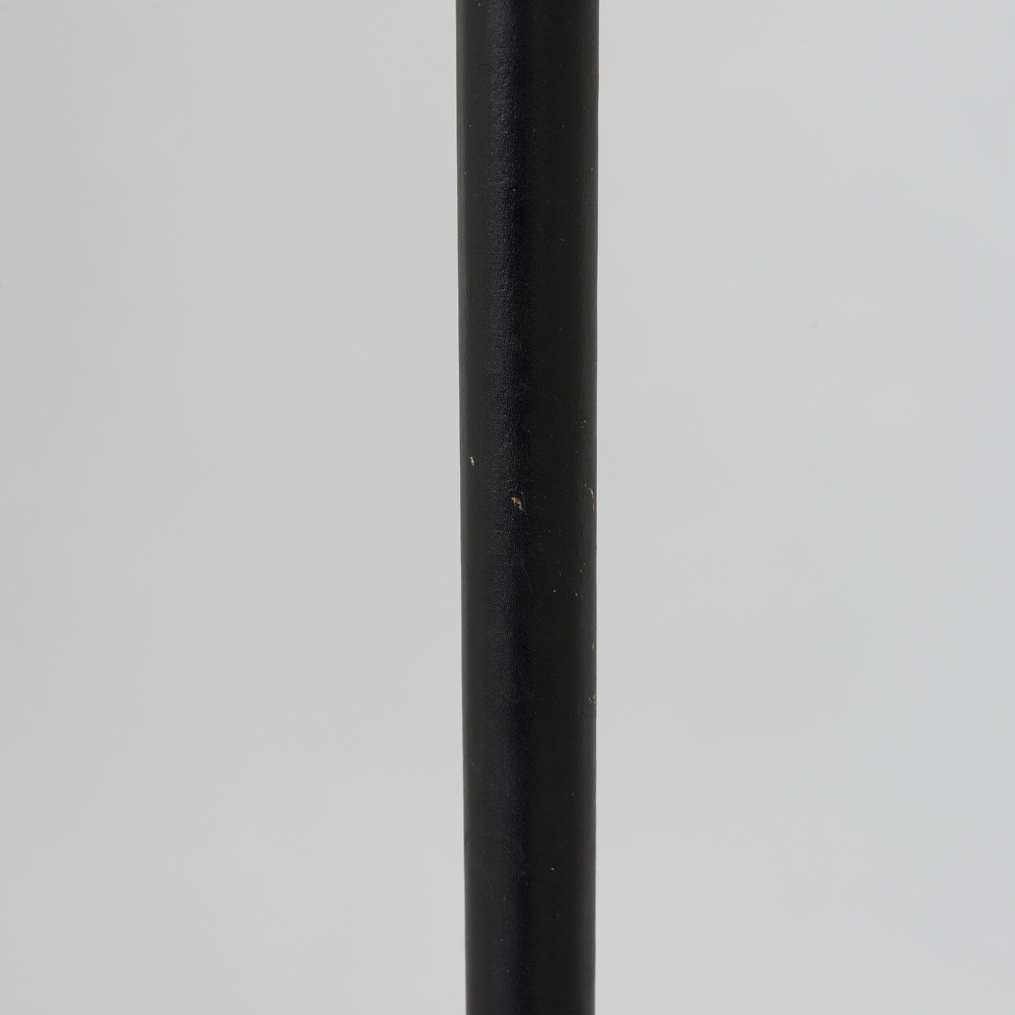 Alvar Aalto, a 1960s 'A810' floor light for Valaistustyö, Finland.