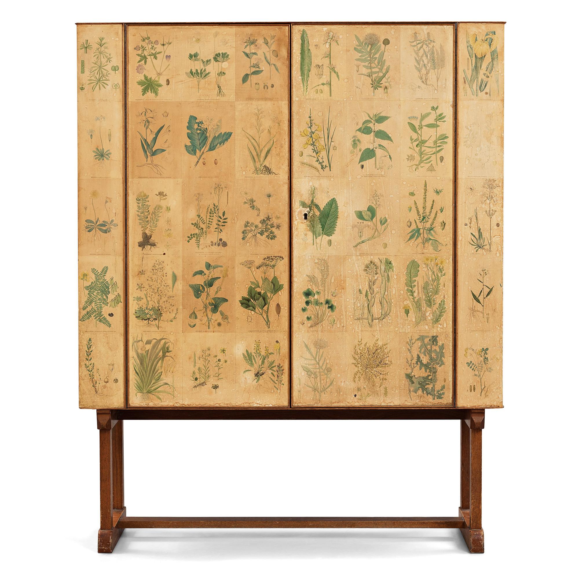 Josef Frank, skåp "Flora", Firma Svenskt Tenn, ca 1940, modell 852.