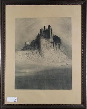 Axel Tallberg · TALLBERG, AXEL, etsning, sign.