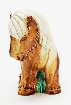A Gunnar Nylund stoneware figure of a horse, Rörstrand.