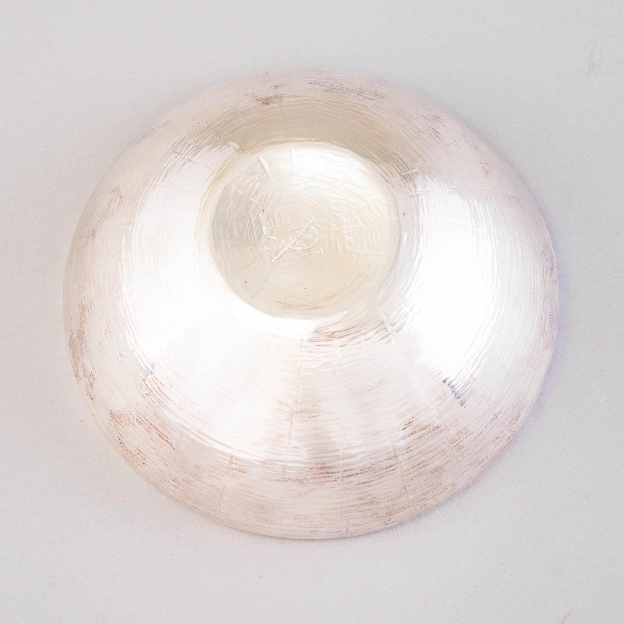 EVA HIDSTRÖM, MALJA, sterlinghopeaa ja emalia, Kultakeskus, Hämeenlinna 1972.