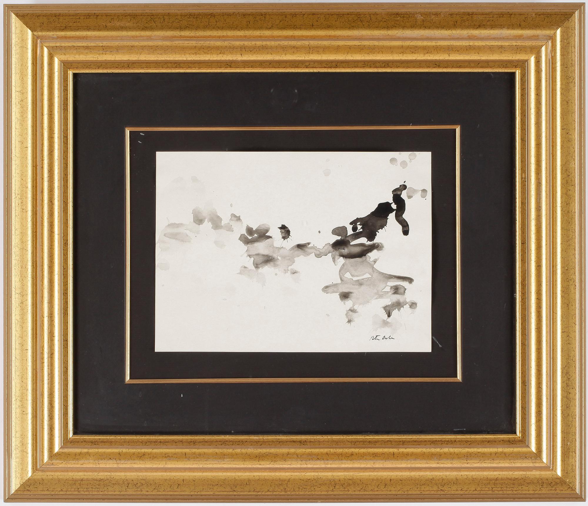 PETER DAHL, akvarell på papper, signerad.