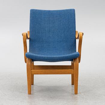 Bruno Mathsson, Fåtölj, "Eva", Firma Karl Mathsson, Värnamo, 1973.