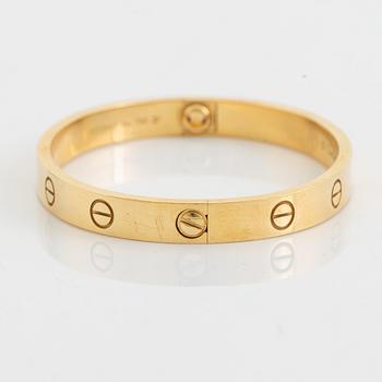 Cartier, 18K gold "Love" braceket.