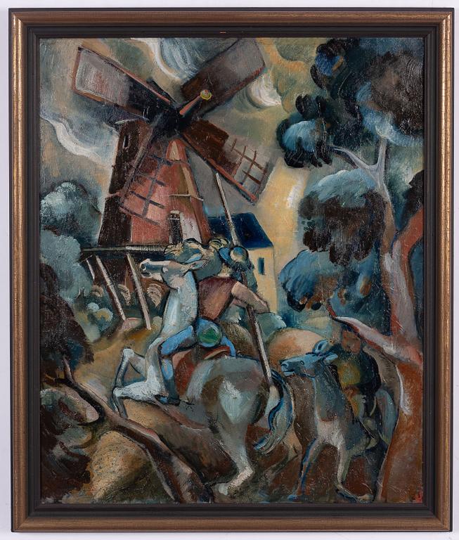 Allan Ebeling, Don Quijote and Sancho Panza.