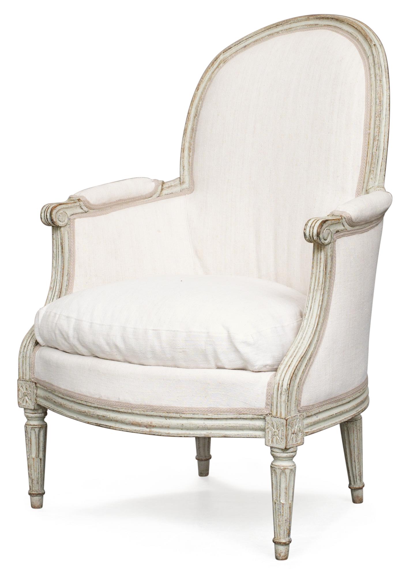 A Louis XVI bergere.