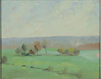 Stellan Mörner, "Landskap från varnhemstrakten".