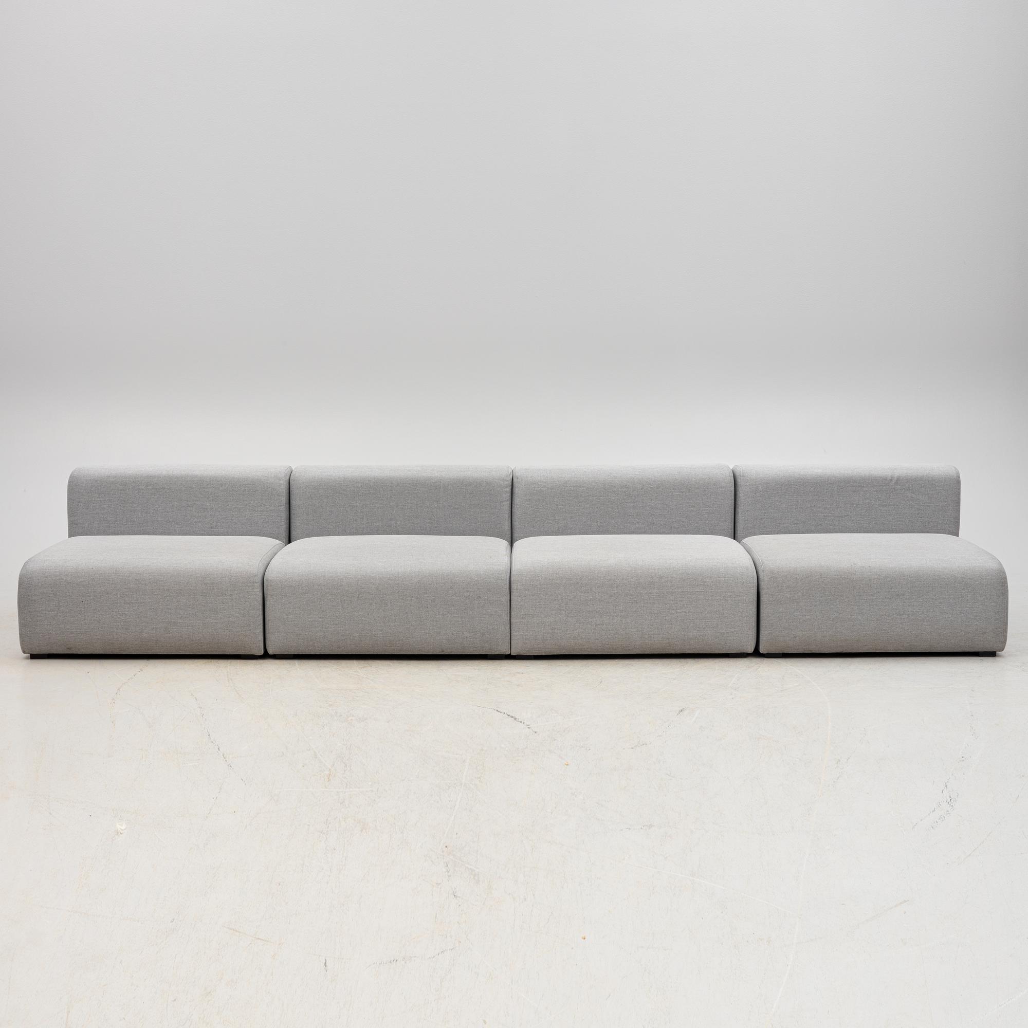 Modular sofa, 4 pieces, "Mags", HAY, contemporary.