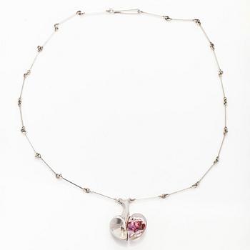 Björn Weckström, “Space Apple”, necklace, silver and acrylic, Lapponia, 1979.