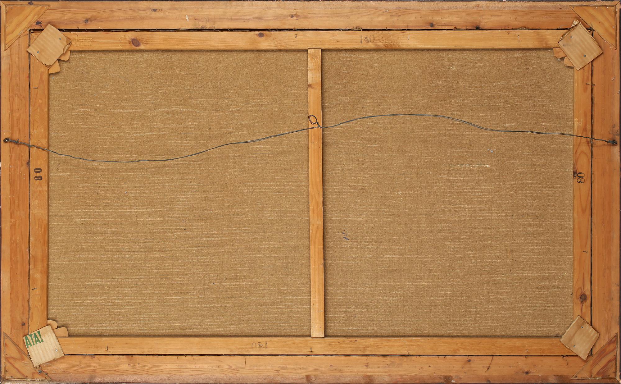 KARL BERGMAN, olja på duk, signerad.