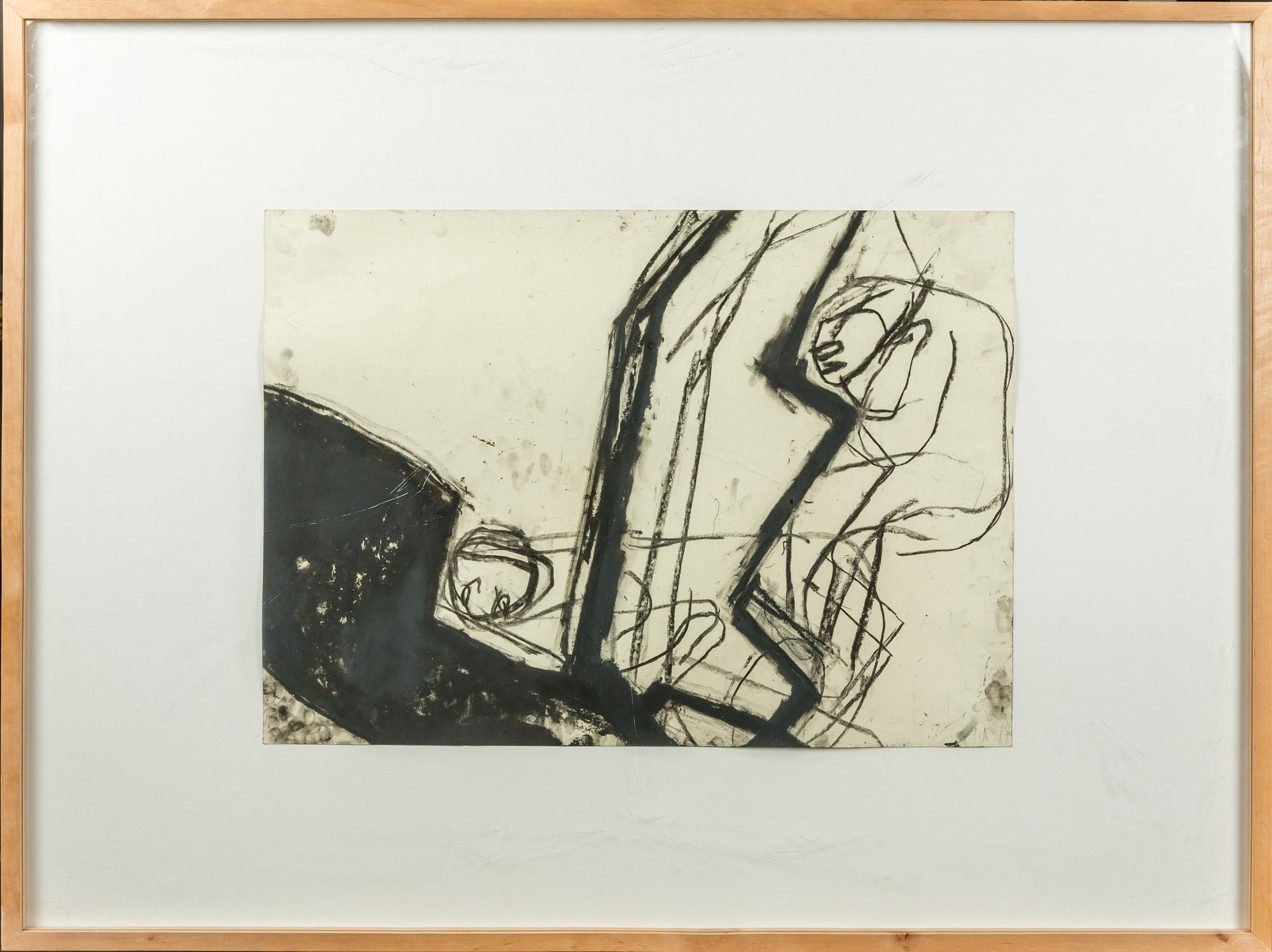PACO KNÖLLER, mixed media, monogramsignerad och daterad 84 samt a tergo märkt 1984/220.