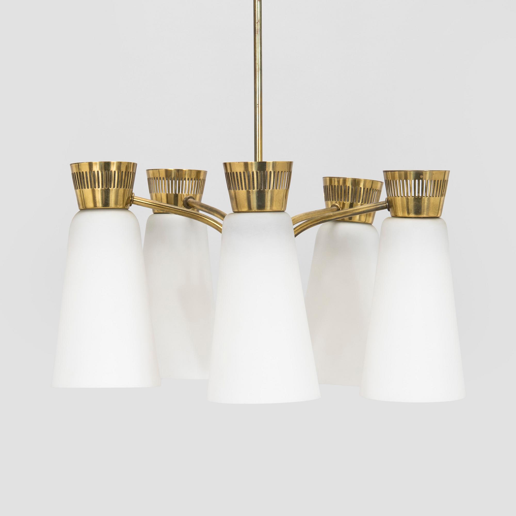 A mid-20th century ceiling light, Itsu Finland.