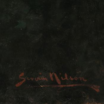 SEVERIN NILSSON, olja på duk, signerad.