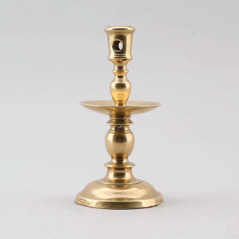 LJUSSTAKE, mässing, 1500-tal.