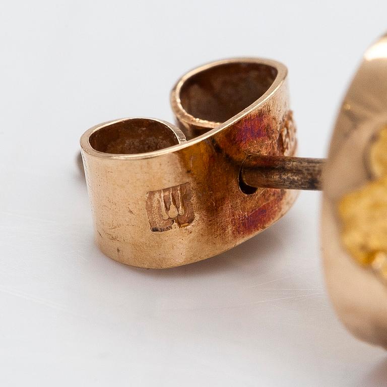Björn Weckström, örhängen, "Swirls", 14K guld, Lapponia.