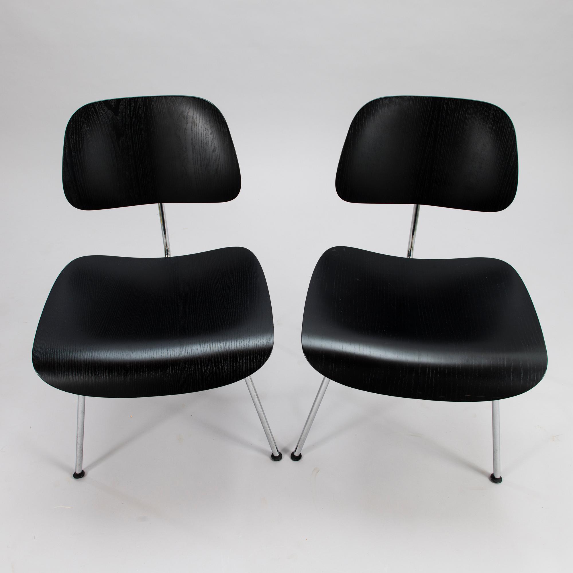 CHARLES & RAY EAMES, tuolipari, "DCM", Plywood Group, Vitra, 2005.