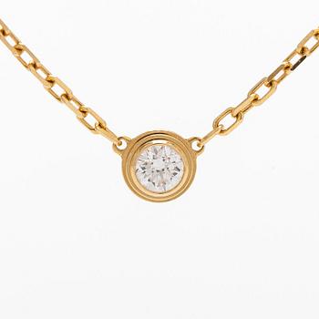 Cartier, kaulakoru, "d'Amour", 18K kultaa ja briljanttihiottu timantti, noin 0.05 ct.