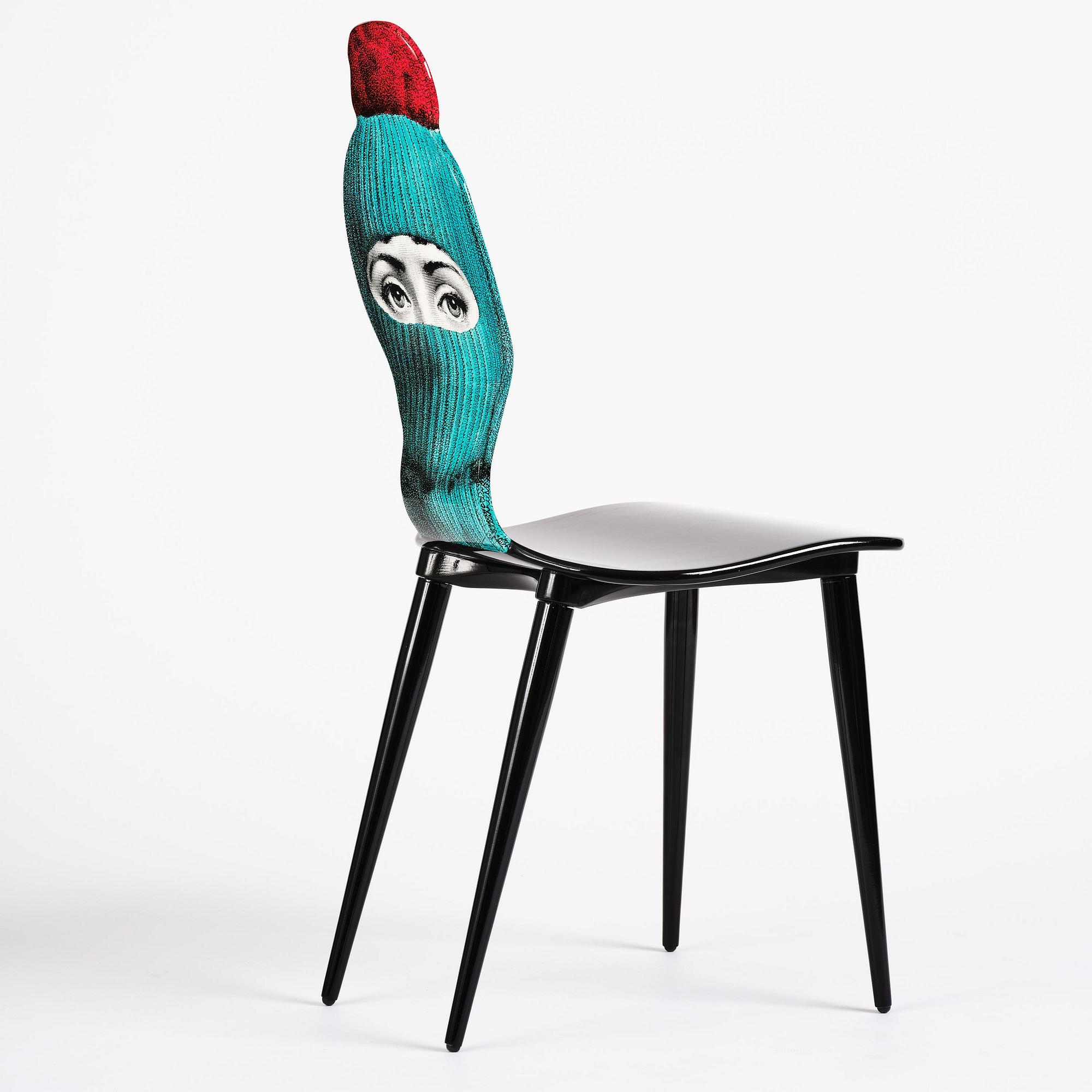 Piero Fornasetti, & Anne Lux, a "Lux Gstaad" chair, Fornasetti, Milan, 2018.