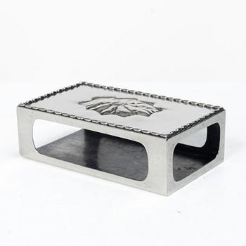 Georg Jensen, A silver matchbox case, model 83, Copenhagen 1919.