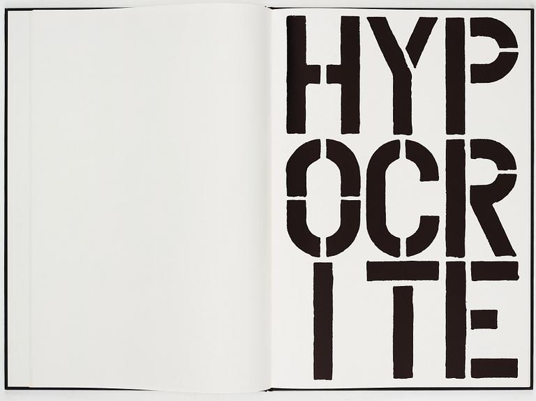 Christopher Wool, "Black Book".