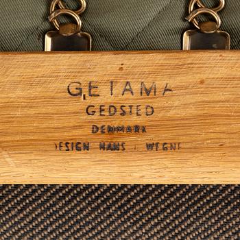 Hans J. Wegner, fåtöljer, ett par, GE-290, Getama, Gedsted,
