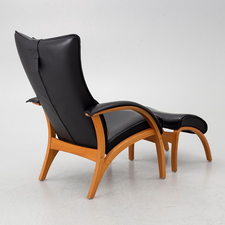 Armchair with footstool, “Delta”, Brunstad AS, Norway.