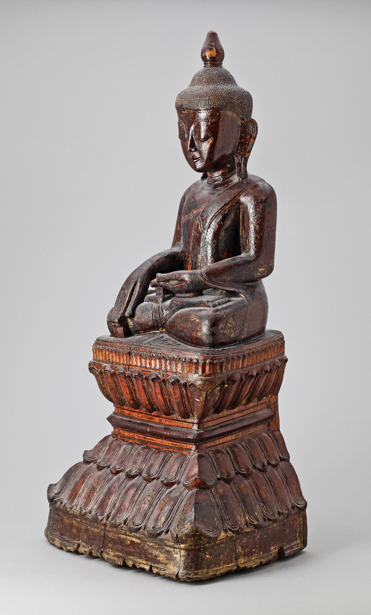 BUDDHA, trä, Thailand/Burma.
