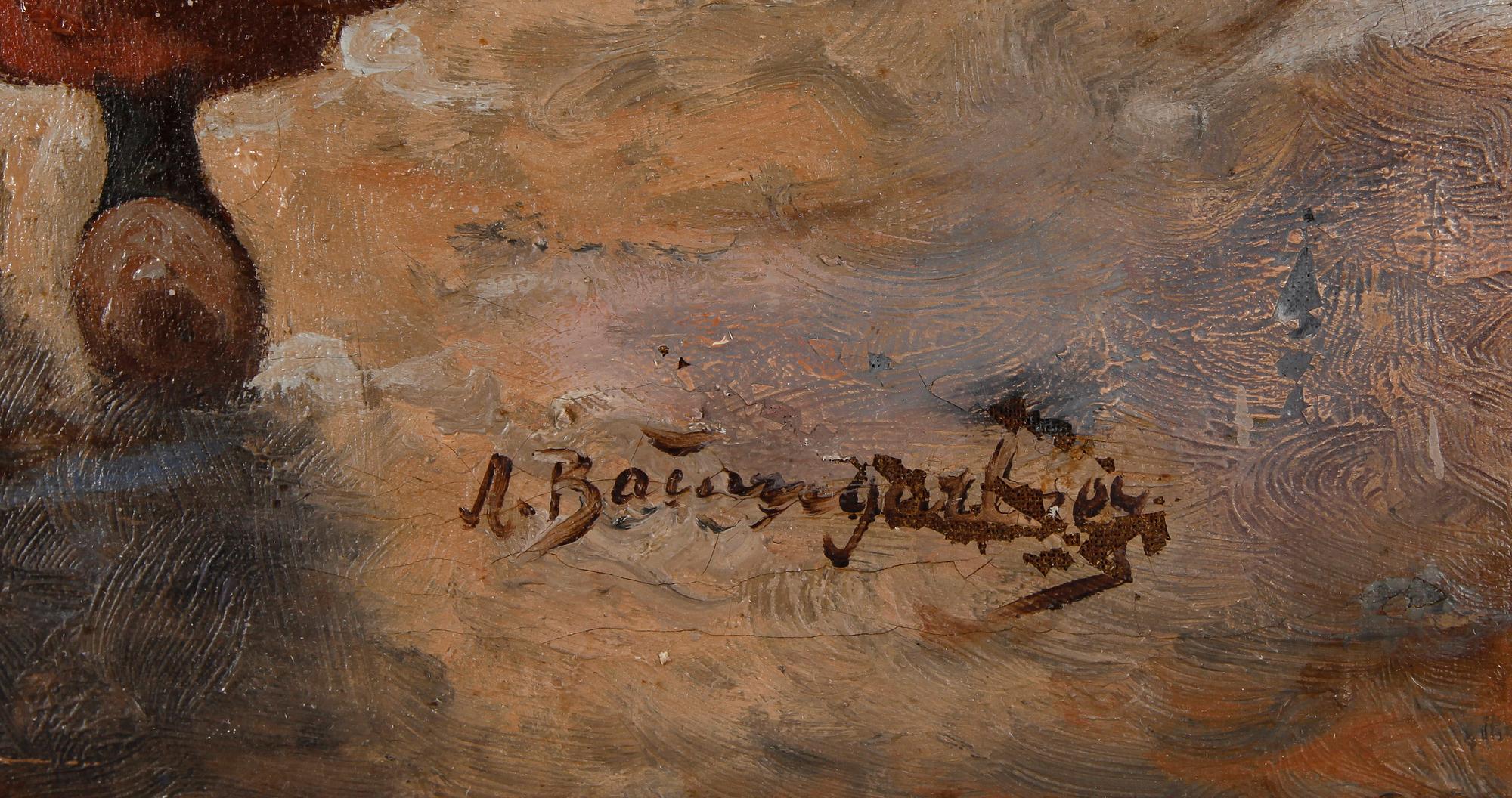 ADOLF BAUMGARTNER, olja på duk, sign.