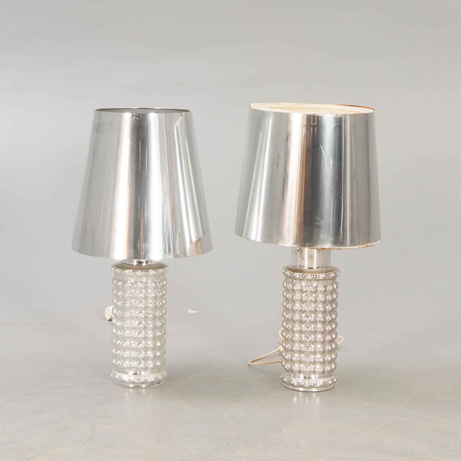 Helena Tynell, bordslampor ett par för Luxus 1980-tal.