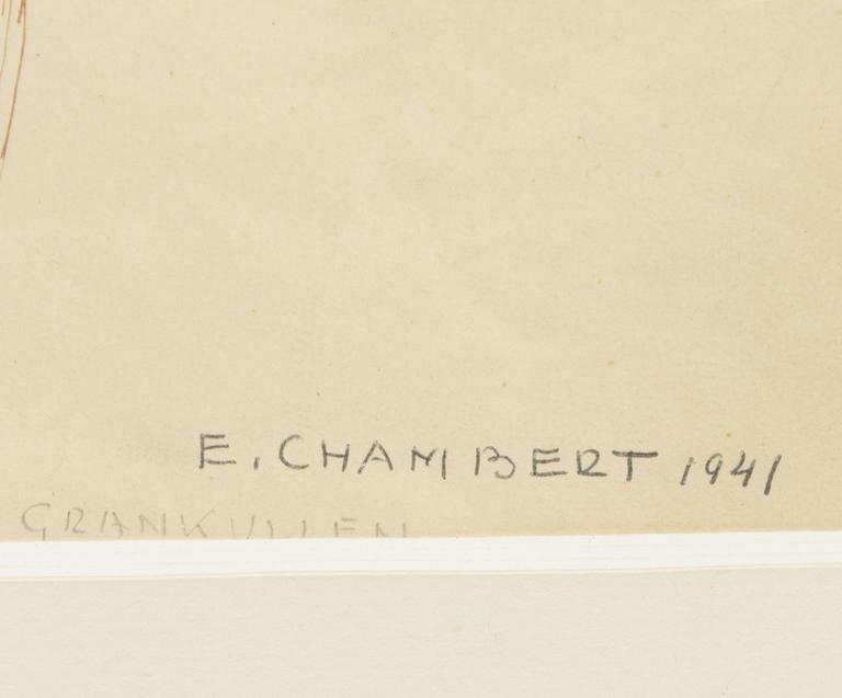 Erik Chambert, Växtstudier, 2 st.