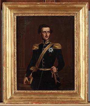 Friedrich Dürck Attributed to, "Prins Gustav"  (1827-1852).