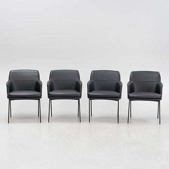 Claesson Koivisto Rune, four 'Montevideo' armchairs, Tacchini, Italy.