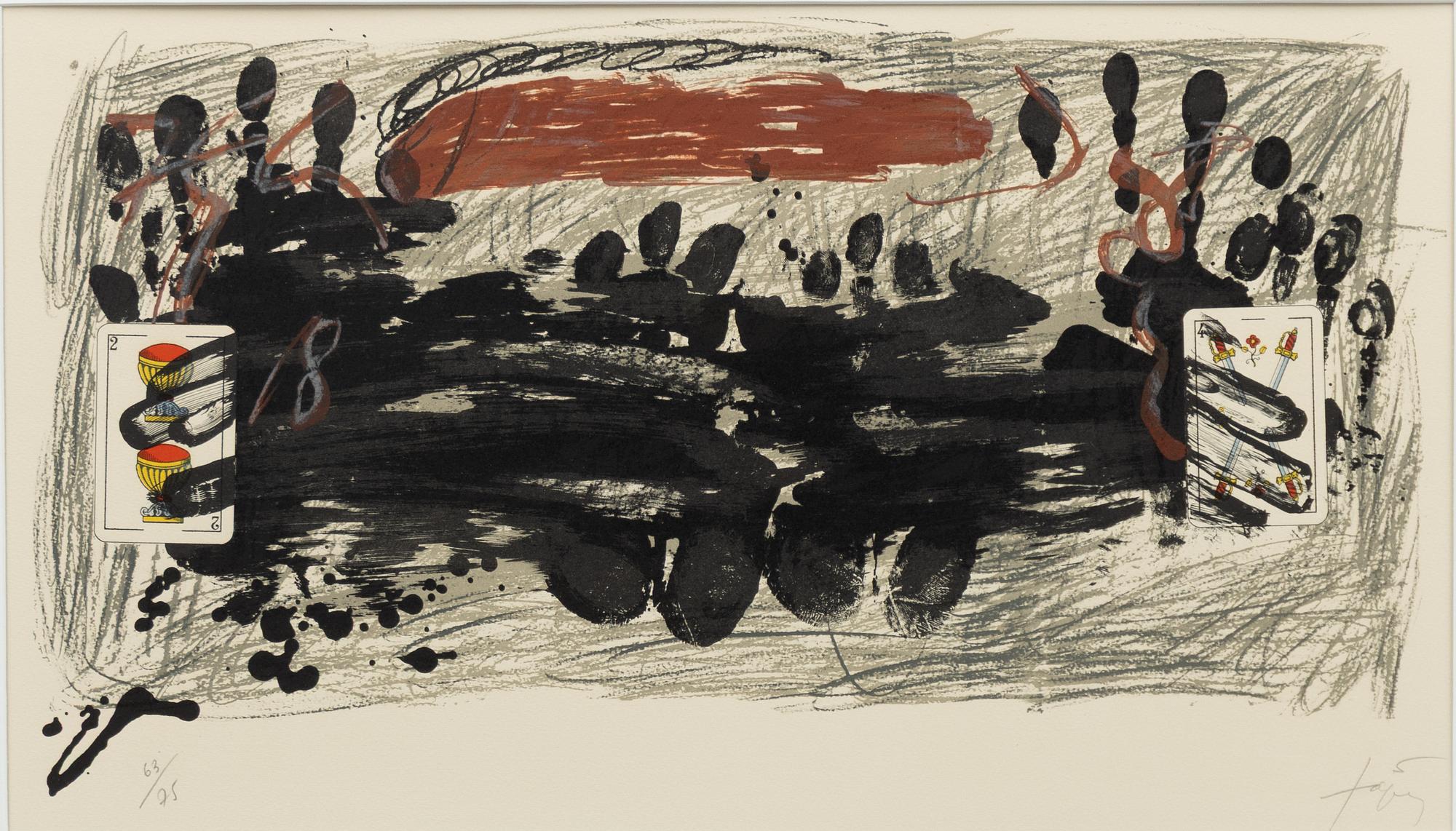 Antoni Tàpies, "Les Deux Cartes".