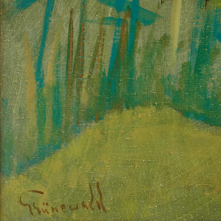 Isaac Grünewald, "Sommarafton, Gryt".