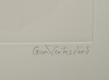 OSCAR REUTERSVÄRD, färglitografi, signerad och numrerad 3/90.