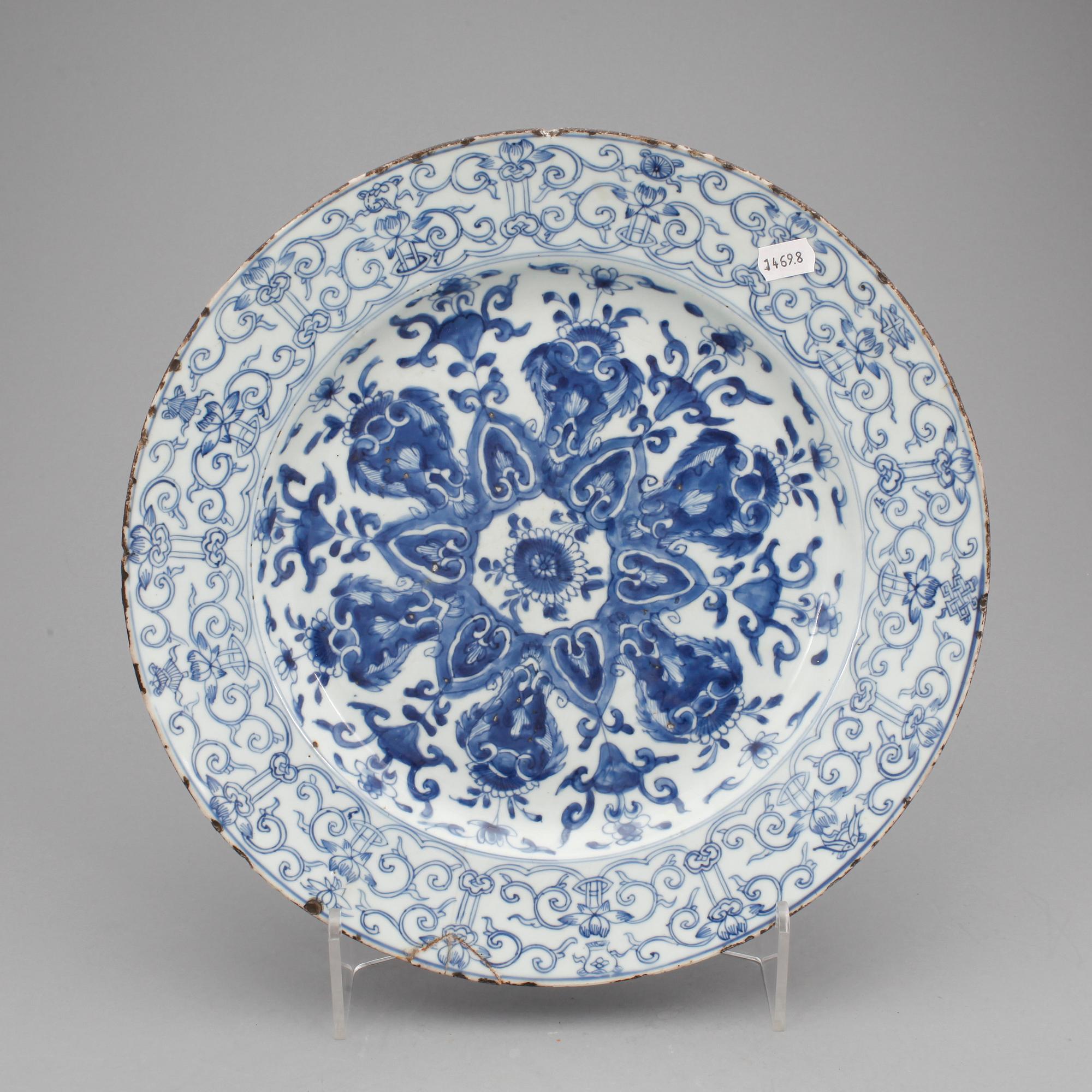 Fat, porslin, Qing dynastin, Kangxi (1662-1722).