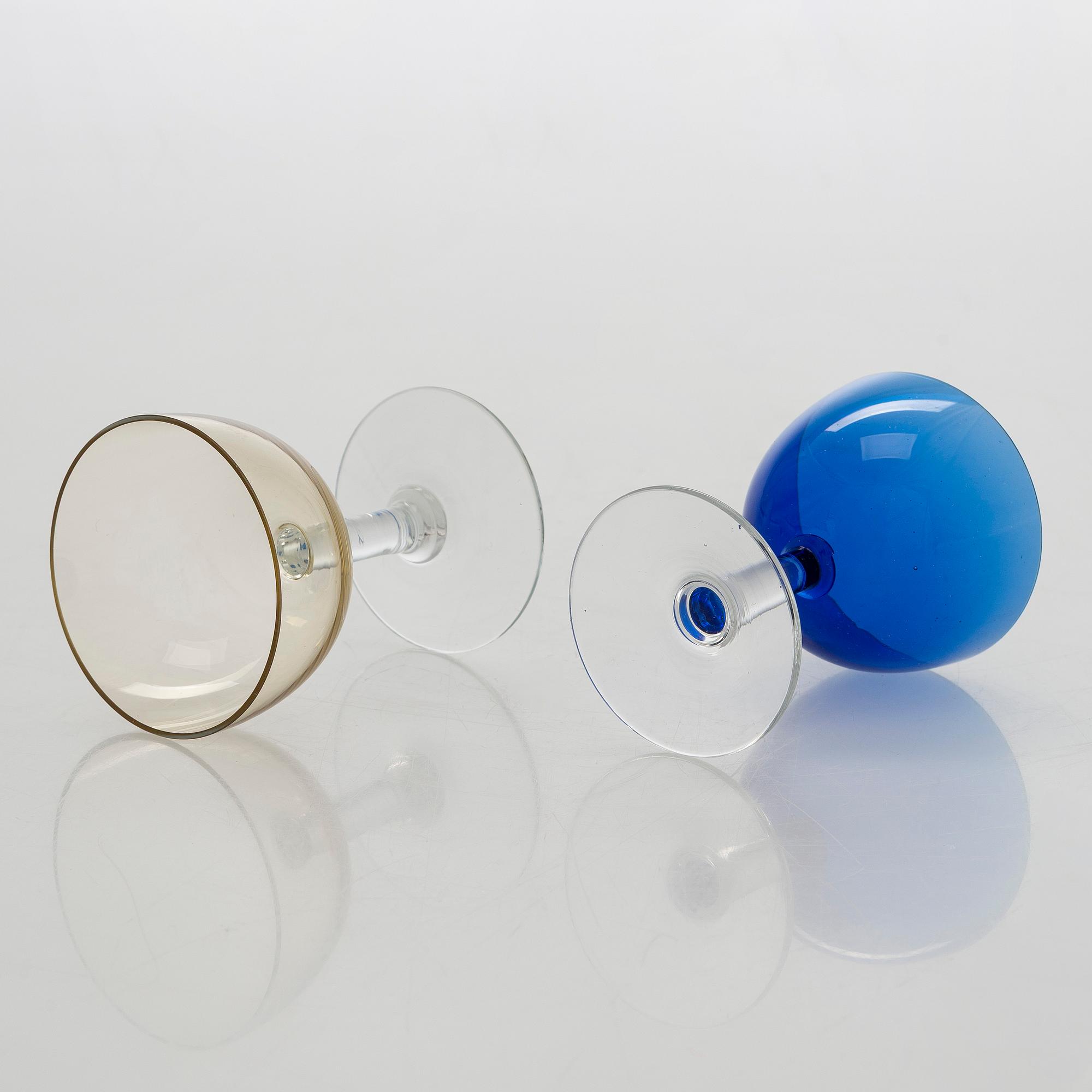 Saara Hopea, likörglas, 11 st, modell 1125, Notsjö.