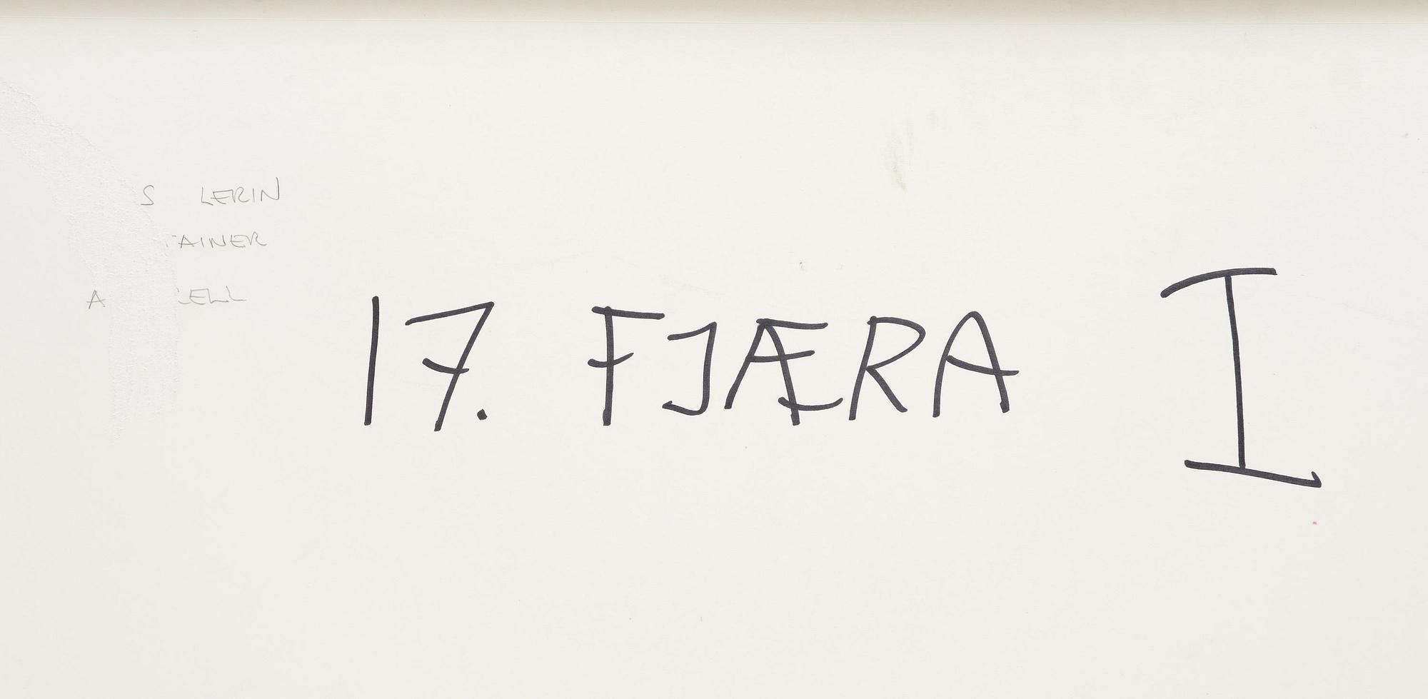 Lars Lerin, "Fjaera I".