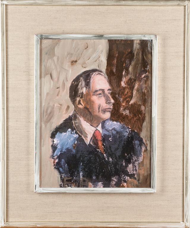 EERO VON BOEHM, blandteknik, signerad.