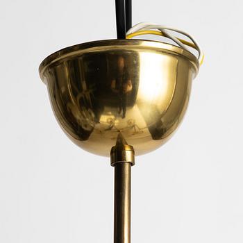 A ceiling lamp, Glashütte Limburg, second half of the 20th century.